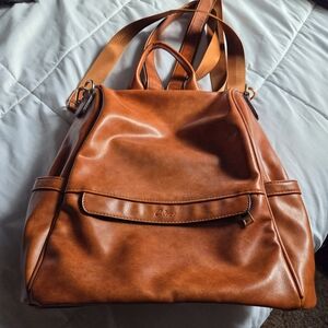Brown Multiuse Backpack/Satchel